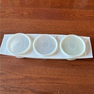 Tupperware Vintage 3 in 1 Condiments Tray